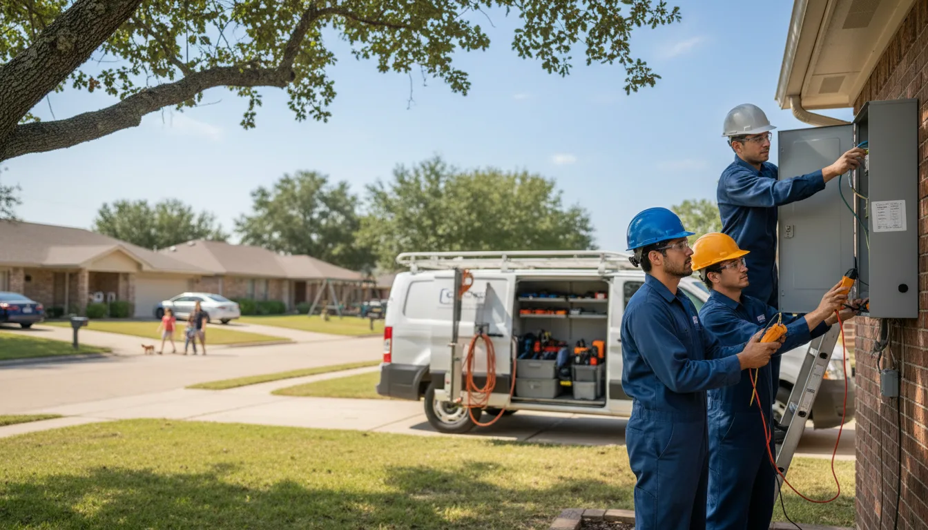 Certified electrician providing emergency electrical services in Ernul, NC